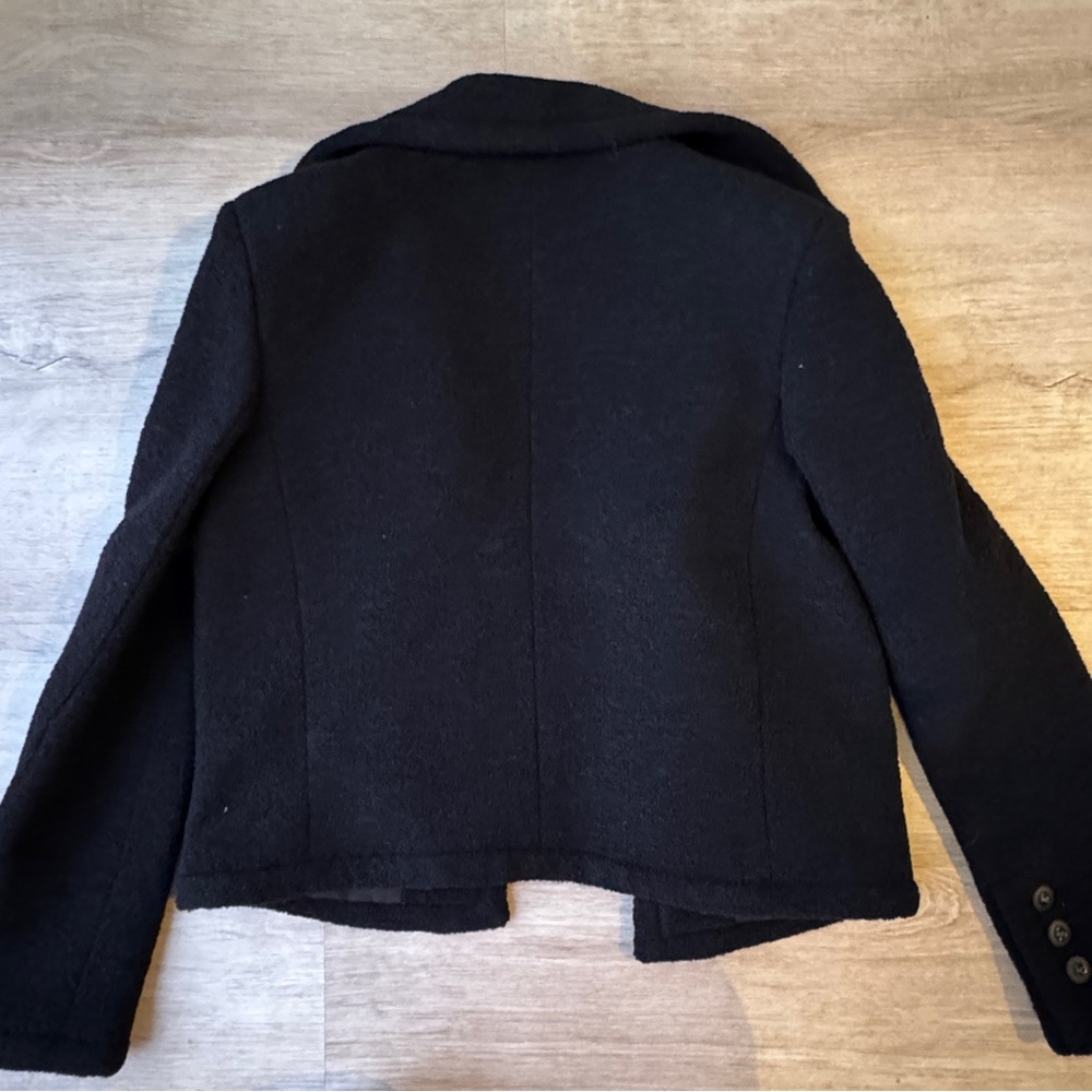 CHANEL Black Jacket Uniform Sz 38 - Picture 8 of 10